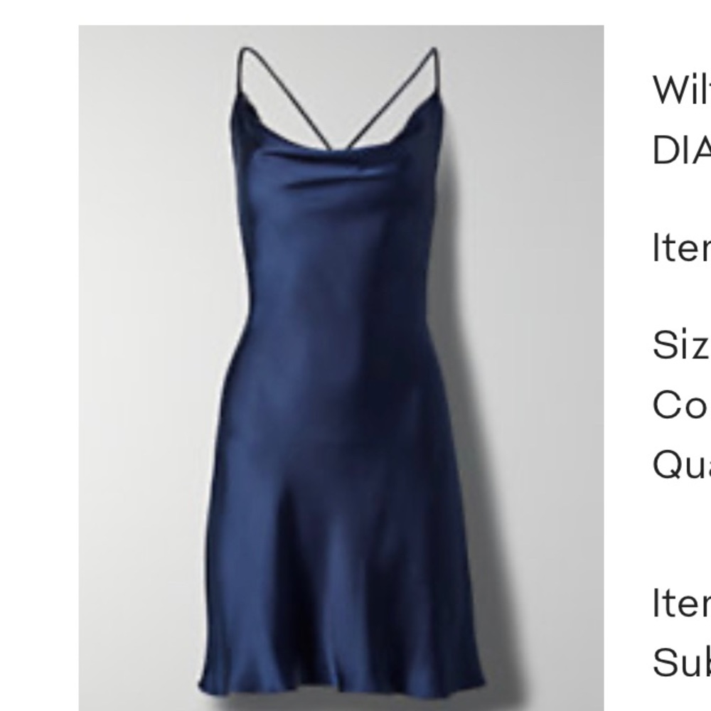 Wilfred Diamante Dress